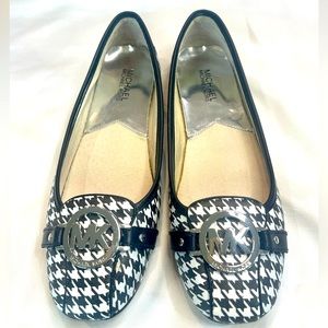 Michael Kors Houndstooth Moccasin